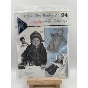 UNCUT DK Daisy Kingdom Fleece 94 Baby Toddler Bunting Jacket Overall Pattern